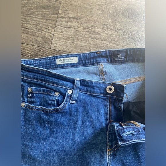 AG Adriano Goldschmied the premiere Skinny Straight 30R premium denim - Picture 3 of 5